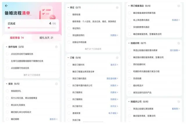 备婚时间轴:从订婚前一年到婚礼当天,每个阶段该做什么